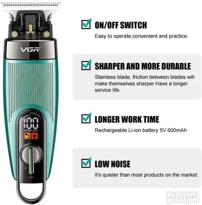 VGR V-975 Profesionalni Trimer Za Kosu